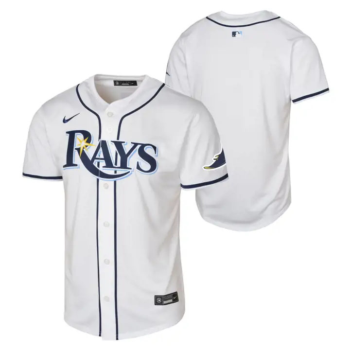 TAMPA BAY RAYS MLB Youth Limited Blank Jersey Home BLA