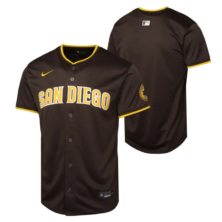 SAN DIEGO PADRES MLB Maillot vierge limité jeunesse extérieur BRN