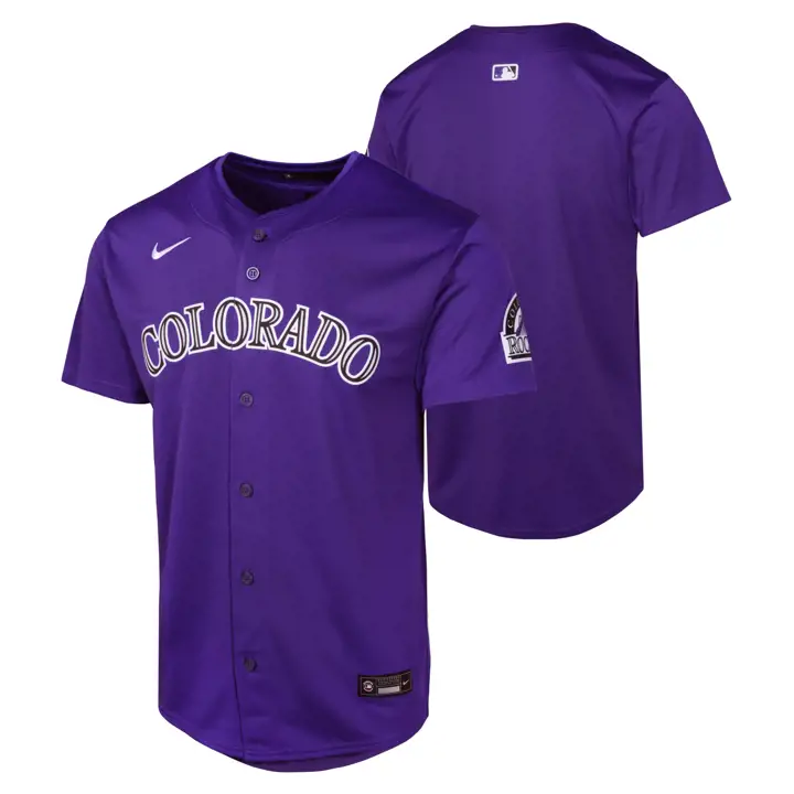 COLORADO ROCKIES MLB Maillot Jeune Limited Vierge ALT 1 VIO