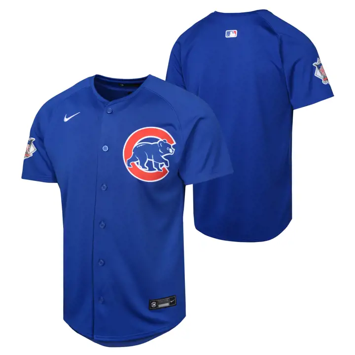 Maillot de baseball pour jeune des Cubs de Chicago de la MLB, édition limitée, vierge, modèle alternatif 1 RBL