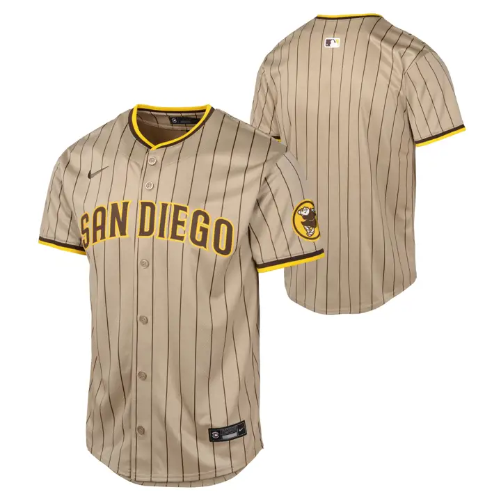 Maillot vierge SAN DIEGO PADRES MLB Youth Limited ALT 1 TAN