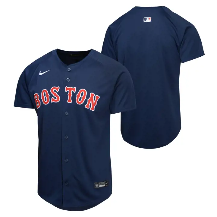 Maillot enfant vierge en édition limitée des Boston Red Sox MLB ALT 2 NAVY