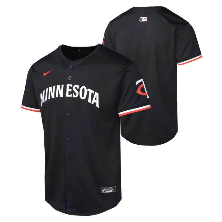 Maillot de baseball pour jeune vierge - Minnesota Twins MLB - Alternatif 2 - Bleu marine