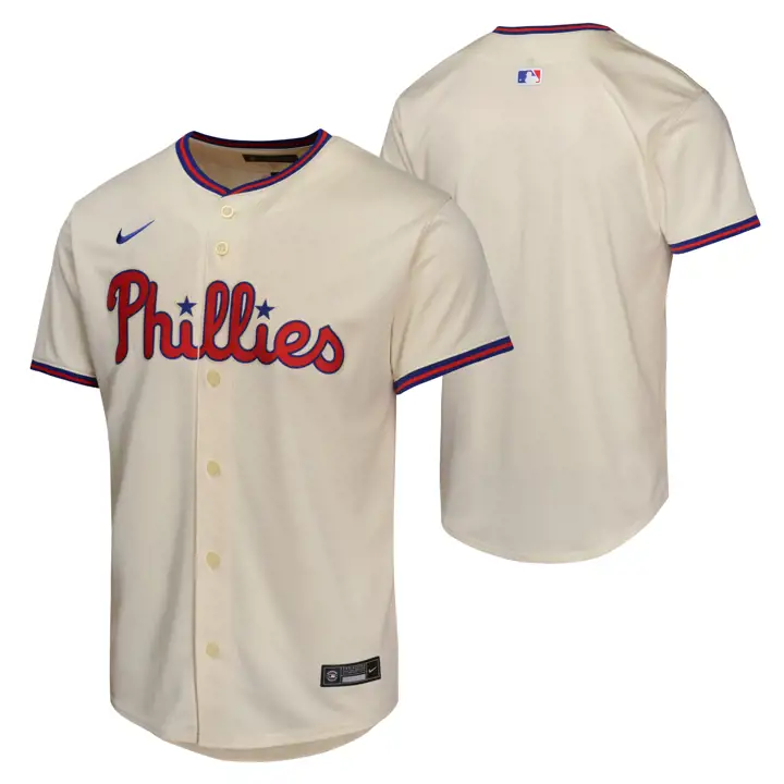 PHILADELPHIA PHILLIES MLB Maillot Jeunesse vierge édition limitée ALT 2 W