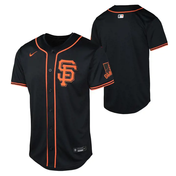SAN FRANCISCO GIANTS MLB Jeune Maillot Vierge Édition Limitée ALT 2 BL
