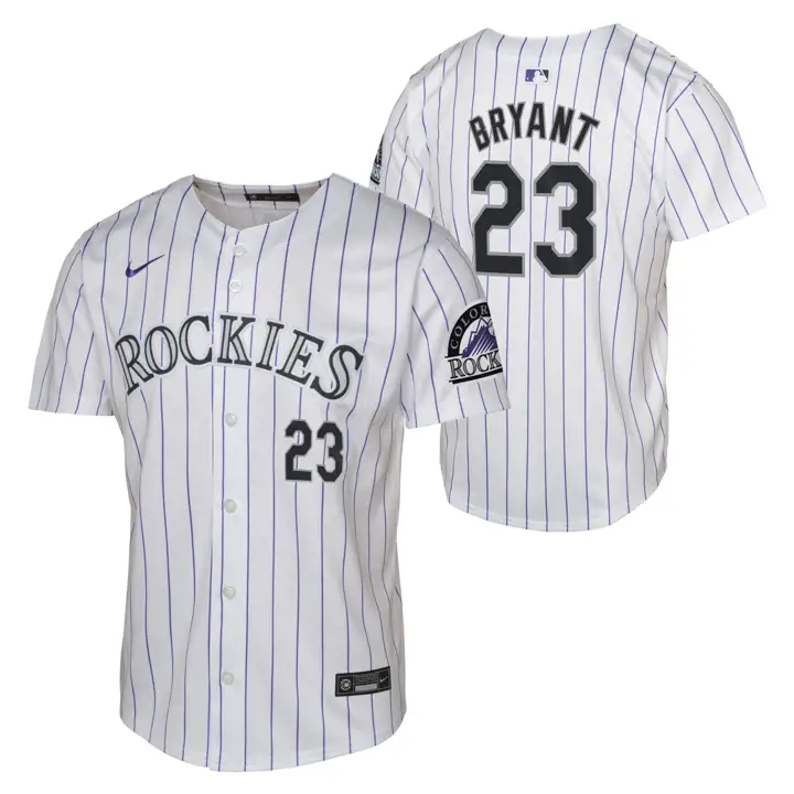 COLORADO ROCKIES MLB Maillot de joueur limité pour jeune à domicile Kris B