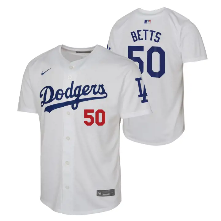 LOS ANGELES DODGERS MLB Maillot Joueur Junior Édition Limitée Domicile Moo