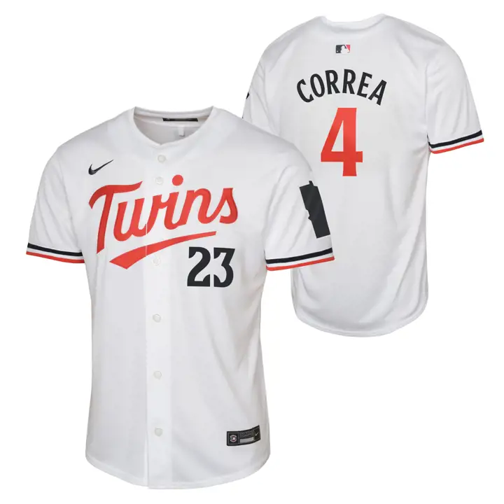 MINNESOTA TWINS MLB Maillot Jeune Joueur Édition Limitée Domicile Carlos