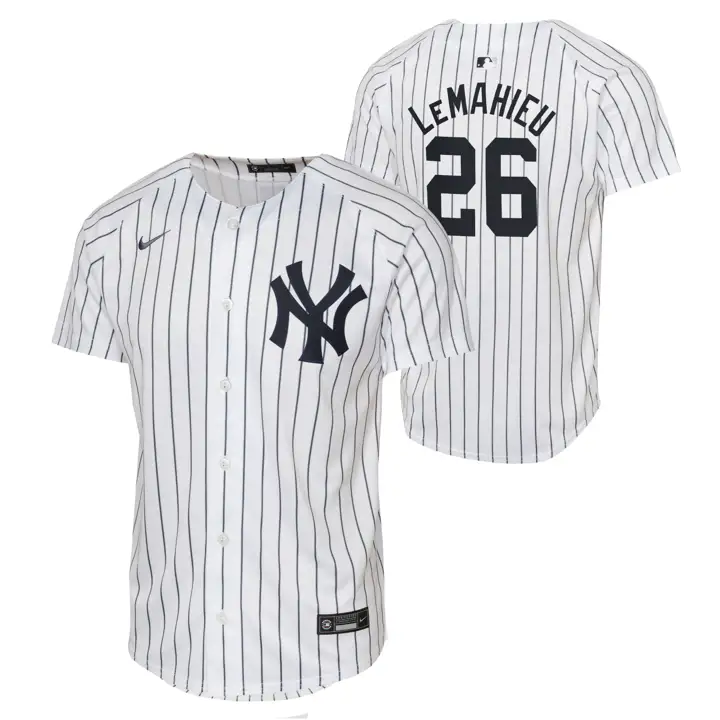 Maillot officiel de joueur domicile NEW YORK YANKEES MLB Jeunesse DJ LeMahieu