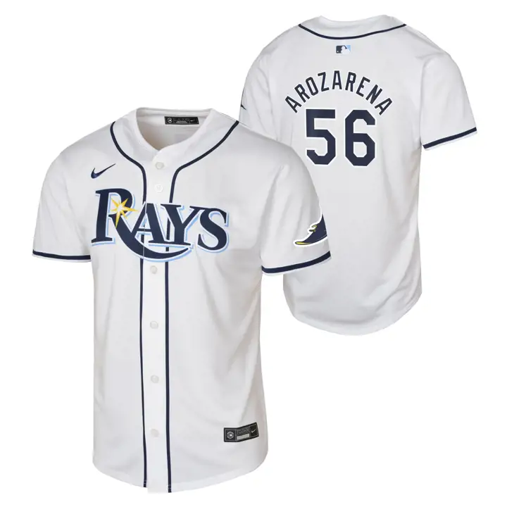 Maillot de joueur édition limitée MLB Tampa Bay Rays pour jeunes - Domicile - Randy Ar