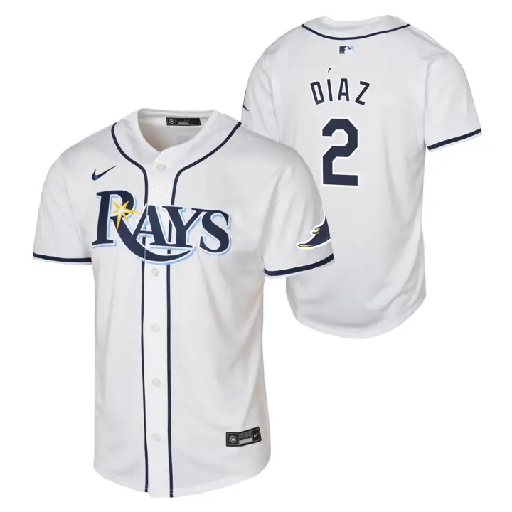 TAMPA BAY RAYS MLB Maillot Jeune Joueur Édition Limitée Domicile Yandy Di