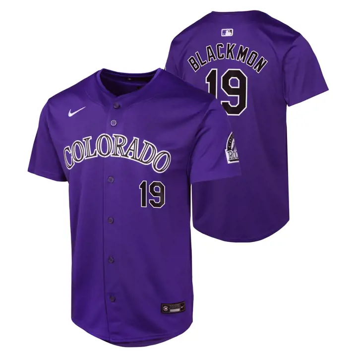 COLORADO ROCKIES MLB Maillot de joueur limité pour jeune ALT 1 Charl