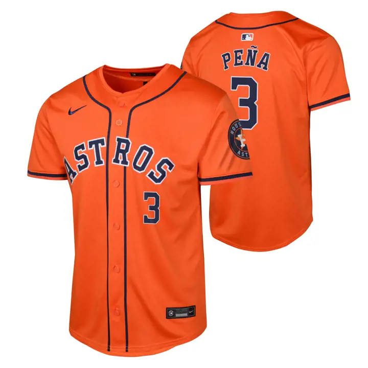 HOUSTON ASTROS MLB Maillot de Joueur Édition Limitée Jeunesse ALT 1 Jeremy
