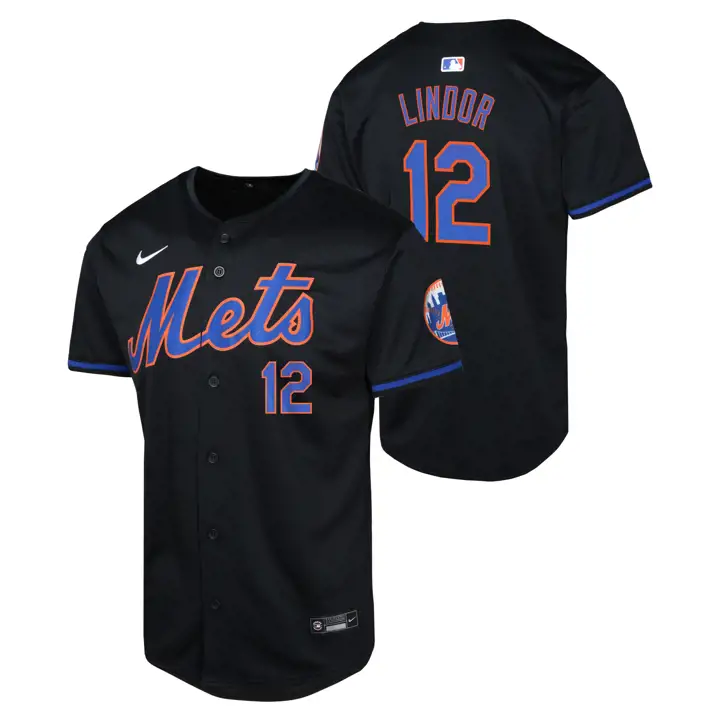 NEW YORK METS MLB Maillot Jeune Joueur Édition Limitée ALT 1 Francisc