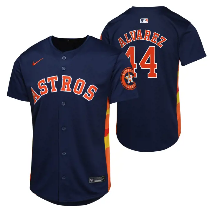 Maillot Yordan des HOUSTON ASTROS MLB pour Jeune Joueur Édition Limitée ALT 2
