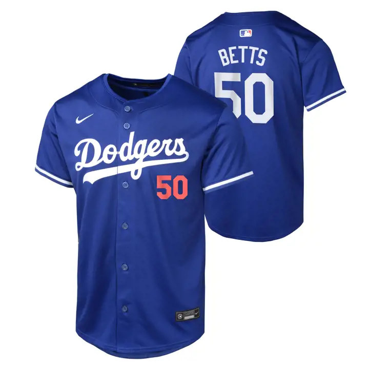 Maillot de joueur de baseball jeune des Dodgers de Los Angeles - Édition limitée (ALT 2) Mo