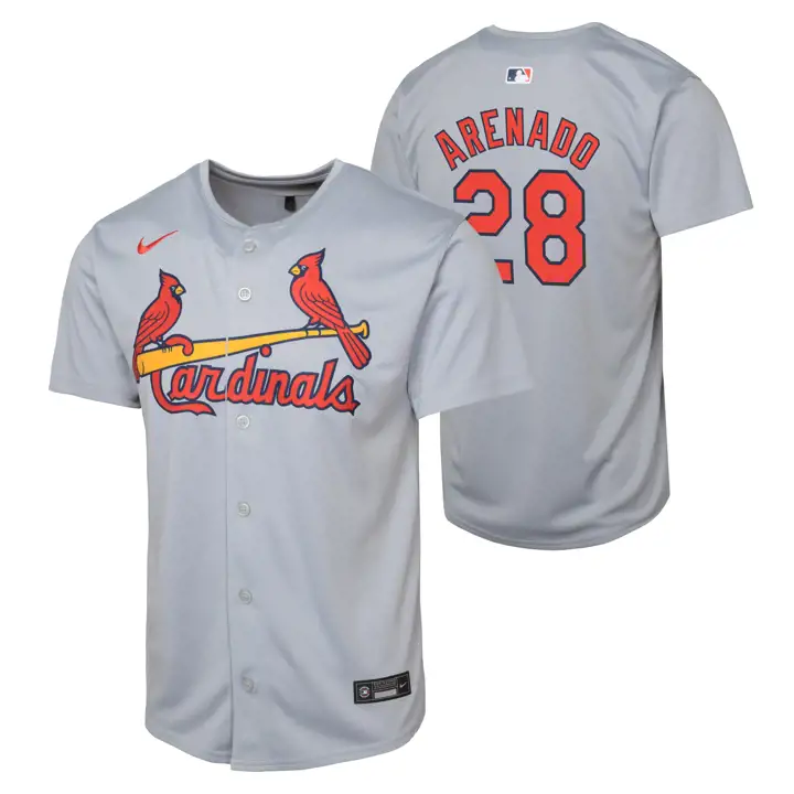 Maillot de joueur édition limitée MLB des Cardinals de St. Louis pour jeune – Extérieur – Nola