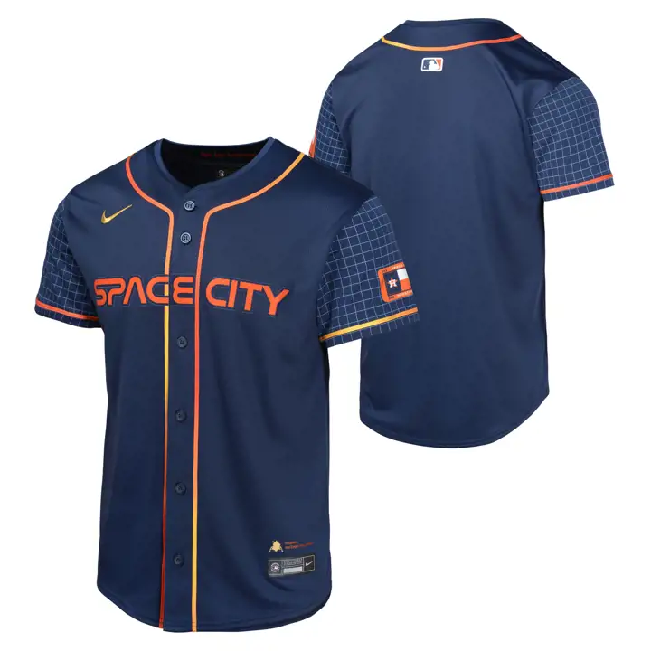 Maillot vierge limité City Connect Youth MLB Houston Astros N