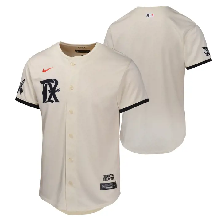 Maillot vierge limité TEXAS RANGERS MLB Youth City Connect WH
