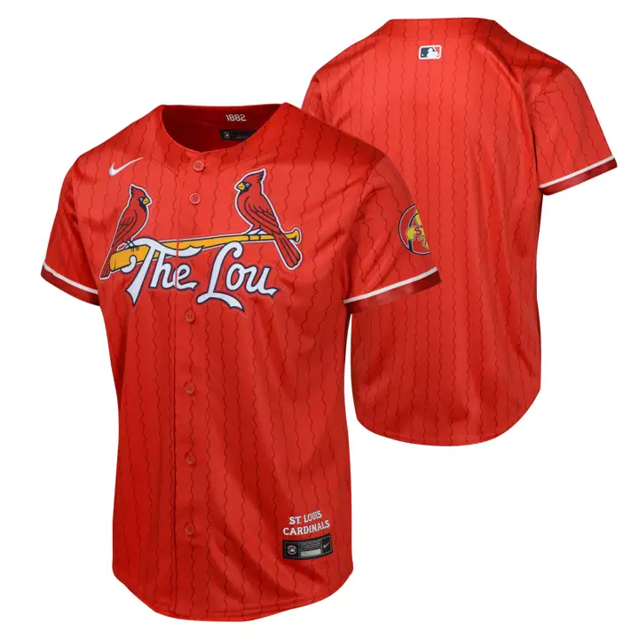 Maillot MLB Jeunesse City Connect Édition Limitée Vierge St Louis Cardinals