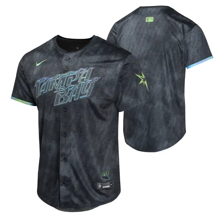 Maillot de baseball enfant MLB Tampa Bay Rays City Connect Limited vierge B