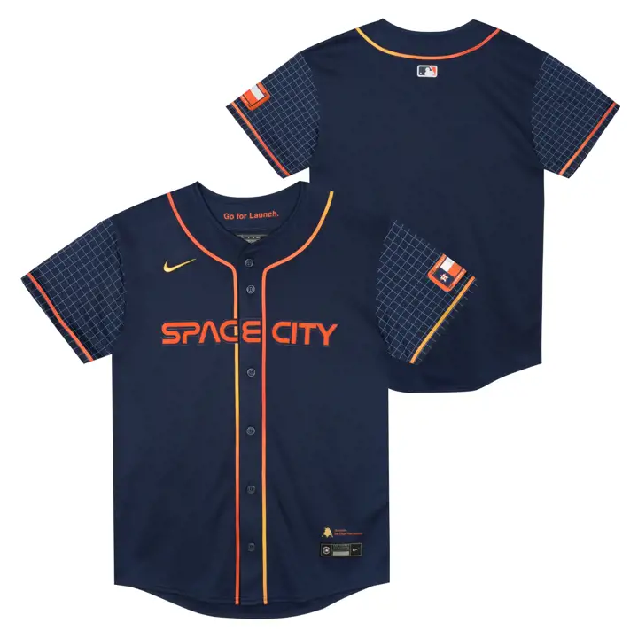 HOUSTON ASTROS MLB Maillot vierge enfant City Connect édition limitée NA