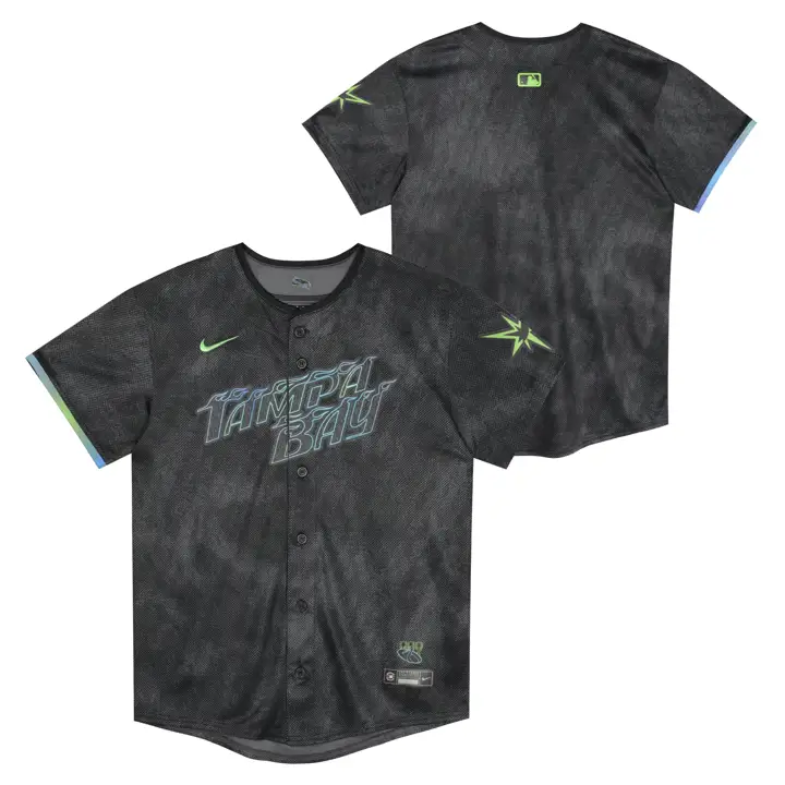 Maillot vierge limité TAMPA BAY RAYS MLB Kids City Connect BL