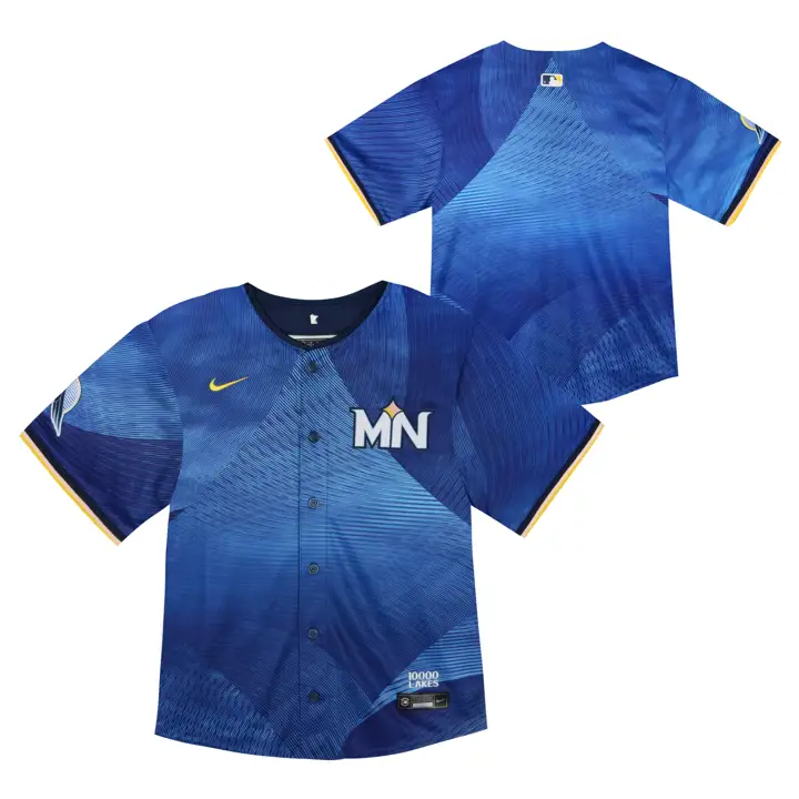 Maillot de baseball pour tout-petit Minnesota Twins MLB City Connect Edition Limitée (sans nom)