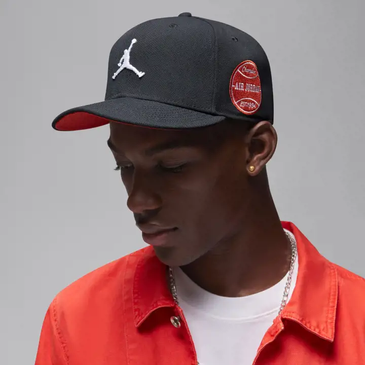 JORDAN J PRO CAP FLT MVP NOIR/ROUGE
