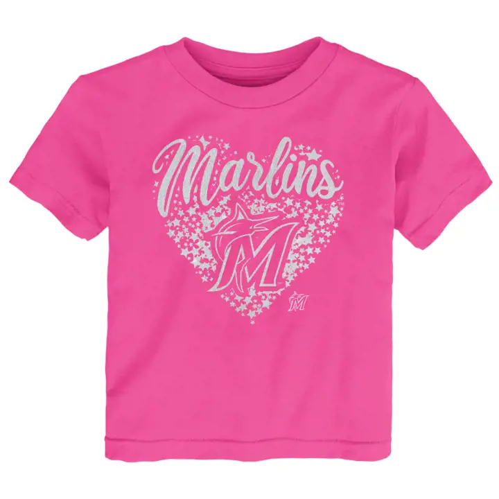 MIAMI MARLINS MLB T-shirt bébé rose "Summer Love"