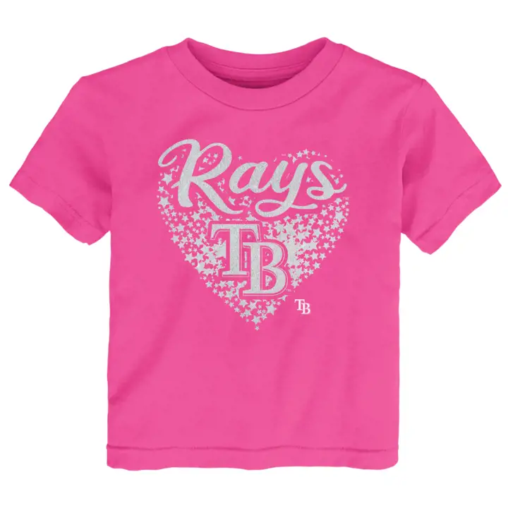 T-shirt Tampa Bay Rays MLB Toddler Summer Love Rose