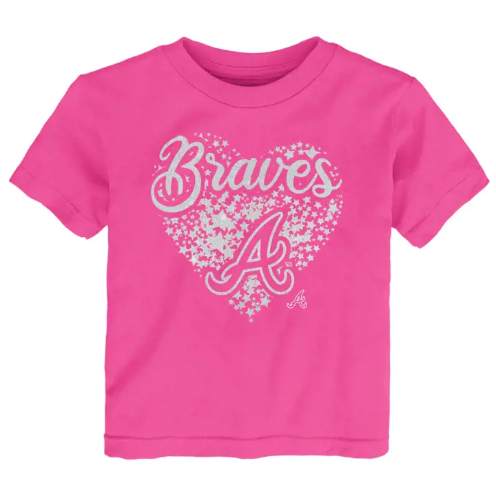 T-shirt Bébé ATLANTA BRAVES MLB Summer Love Rose