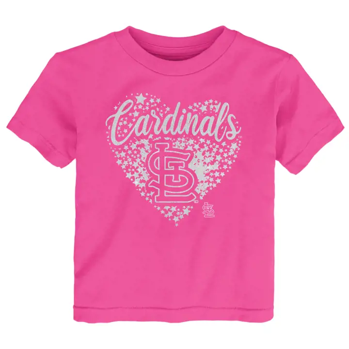 T-shirt Rose pour Bébés MLB St. Louis Cardinals « Summer Love »