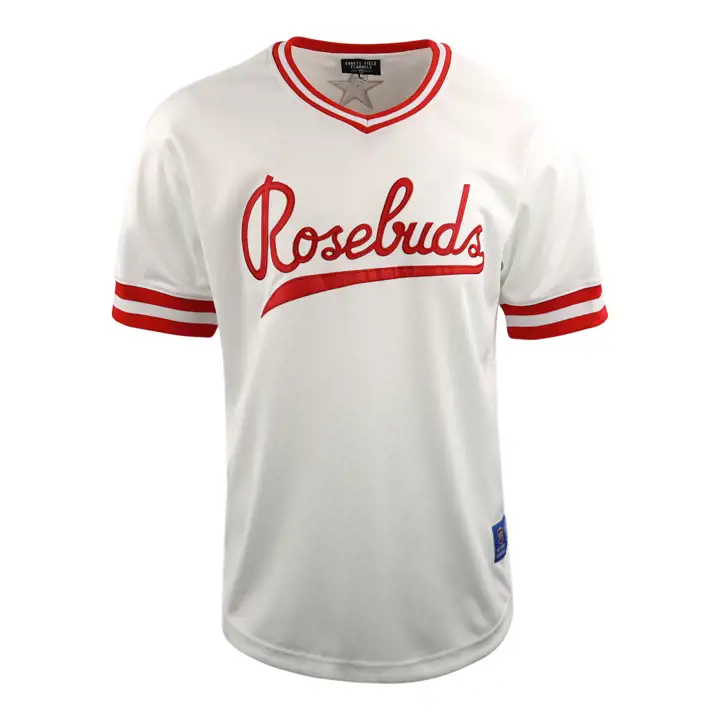 Victoria Rosebuds EFF Lone Star Baseball Jersey wht/ red