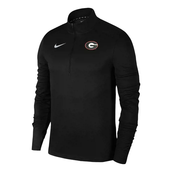 Georgia Bulldogs NCAA Pacer 1/4 Zip BLK