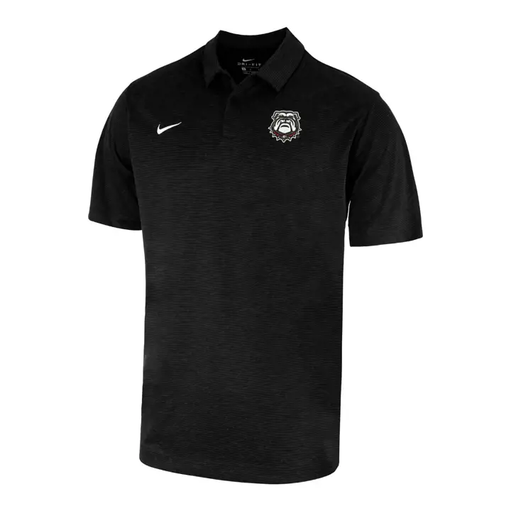 Polo chiné NCAA Georgia Bulldogs NOIR