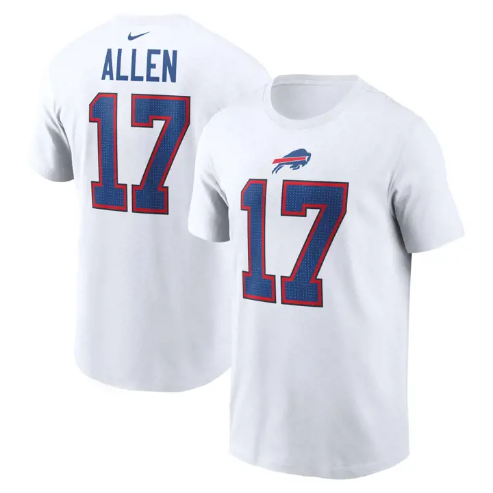 T-shirt Buffalo Bills NFL Player Pride Wordmark 3.0 WHT