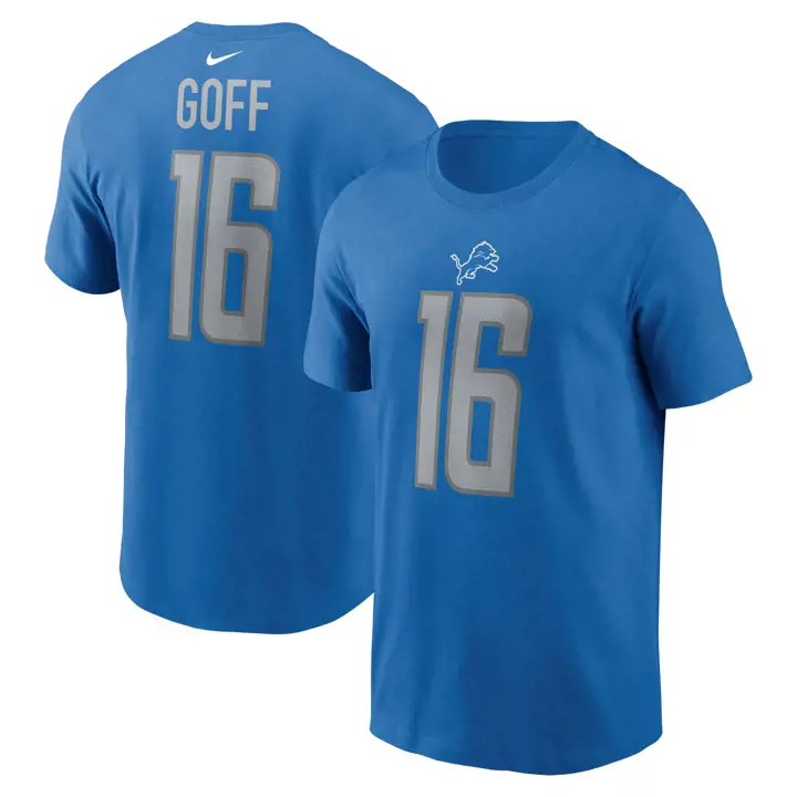T-shirt NFL Detroit Lions Pride N/N Wordmark 3.0 Bleu