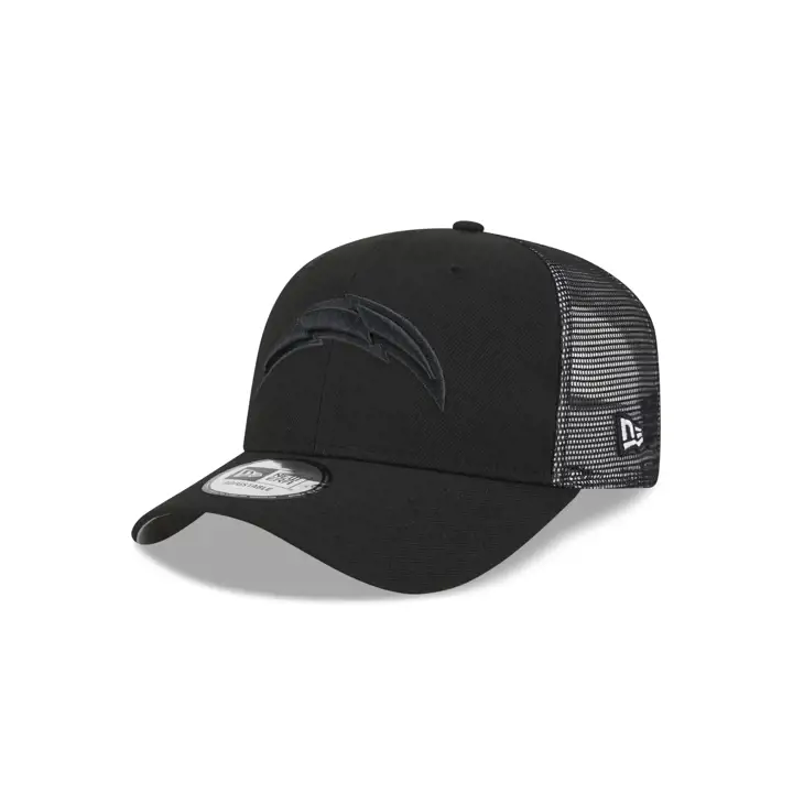 LOS ANGELES CHARGERS NFL Casquette Trucker Noir/Noir BLK