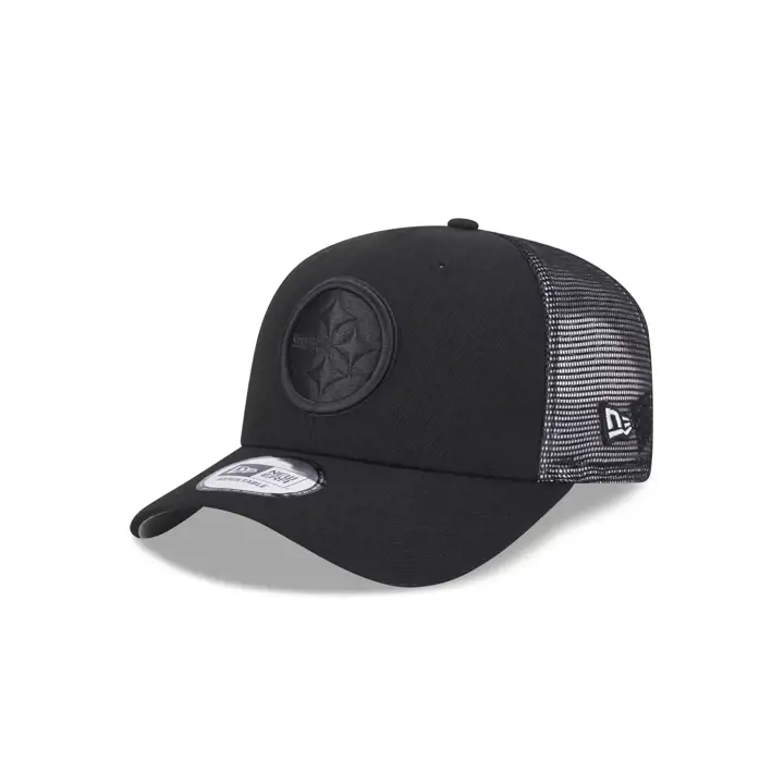 PITTSBURGH STEELERS NFL Casquette Trucker Noir/Noir BLK