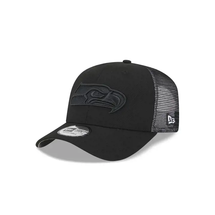 SEATTLE SEAHAWKS NFL Casquette Trucker Noire/Noire