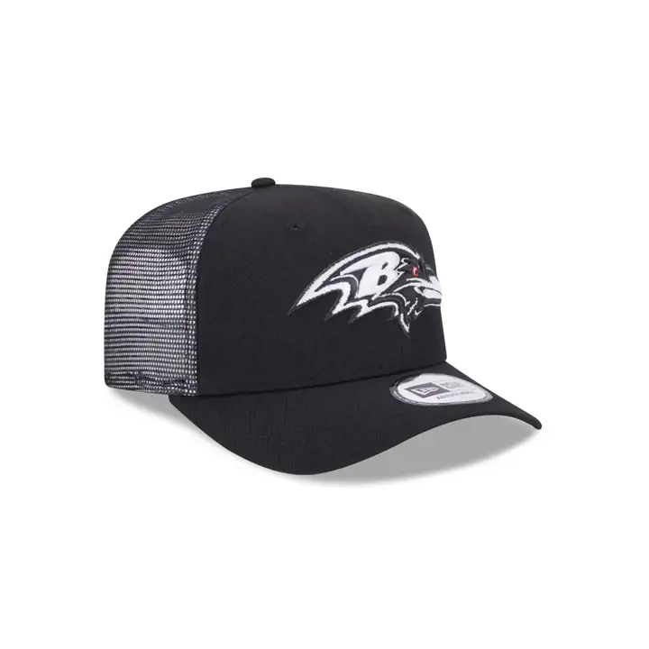 BALTIMORE RAVENS NFL Casquette Trucker Noir/Blanc NOIR/NOIR