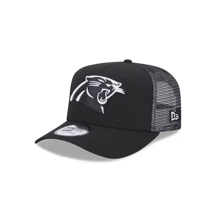 CAROLINA PANTHERS NFL Casquette Trucker Noir/Blanc NOI/NOI