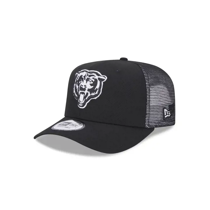 CHICAGO BEARS NFL Casquette Trucker Noire/Blanche NOIRE/NOIRE