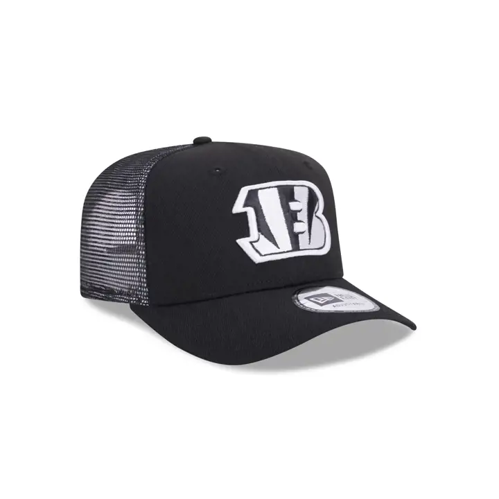 CINCINNATI BENGALS NFL Noir/Blanc Trucker BLK/BLK
