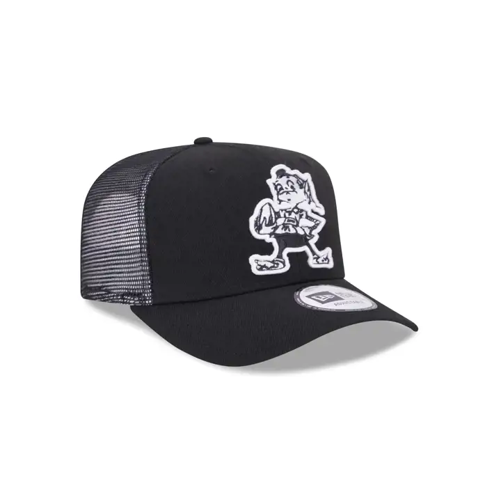 CLEVELAND BROWNS NFL Casquette Trucker Noir/Blanc NOIR/NOIR