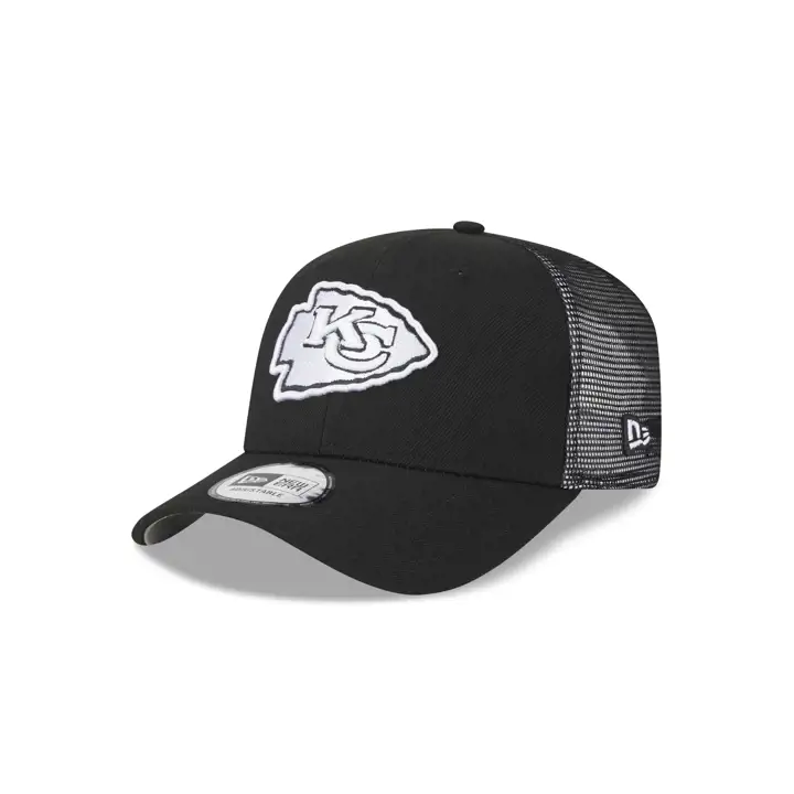 KANSAS CITY CHIEFS NFL Casquette trucker Noire/Blanche NOIR/NOIR