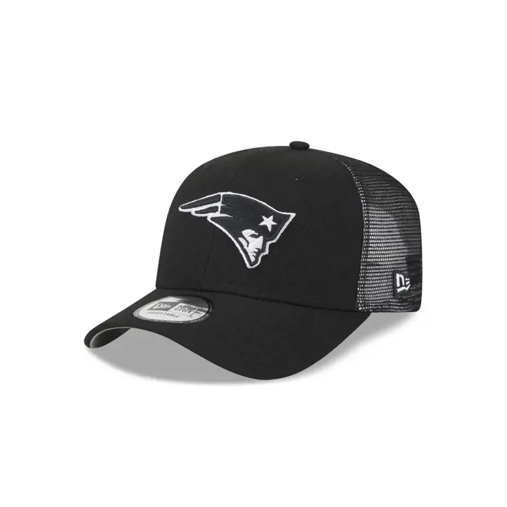 NEW ENGLAND PATRIOTS NFL Noir/Blanc Casquette Trucker NOI/NOI