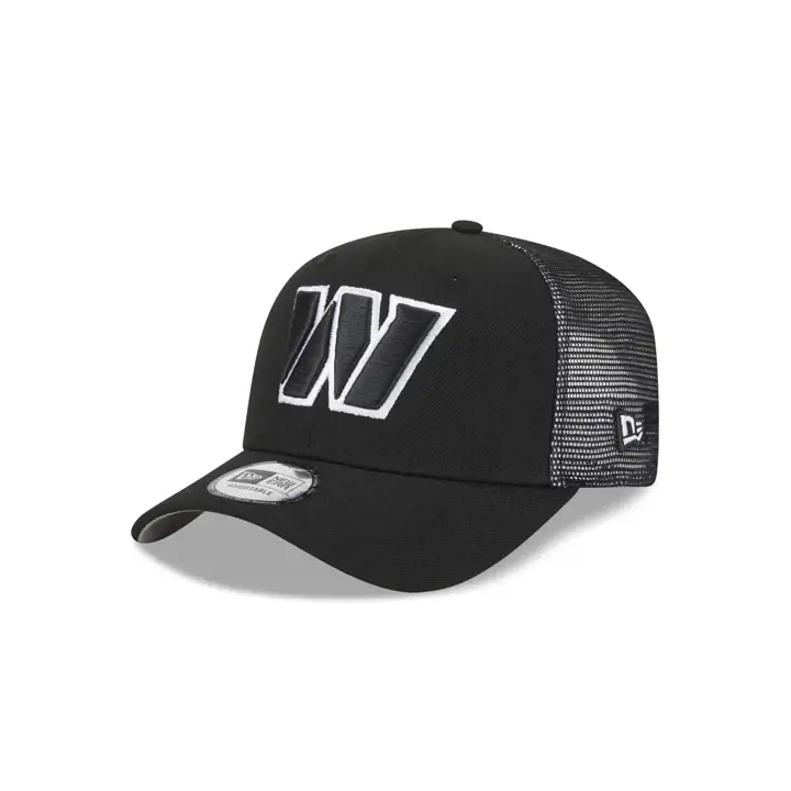 WASHINGTON COMMANDER NFL Casquette filet Noir/Blanc NOIR/NOIR