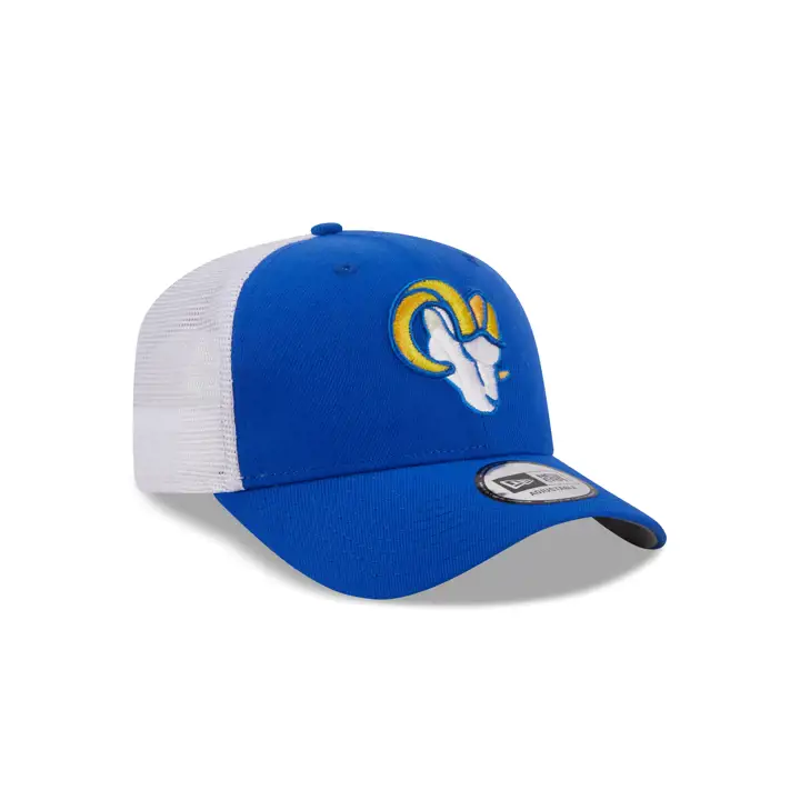 LOS ANGELES RAMS NFL Casquette Trucker alternative blanche et bleue